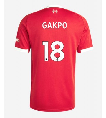 Liverpool Cody Gakpo #18 Hjemmebanetrøje 2025-26 Kortærmet